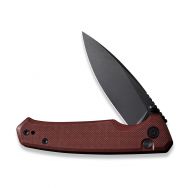 Civivi Knives Altus Button Lock C20076-2 Black Nitro-V Stainless Burgundy G10