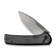 Civivi Knives Conspirator Button Lock C21006-1 Nitro-V Stainless Black Micarta