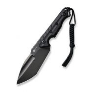 Civivi Knives Maxwell Fixed Blade Knife C21040-1 Black D2 Black G10