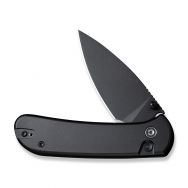 Civivi Knives Qubit Button Lock C22030E-1 Black Aluminum Stainless Pocket Knife