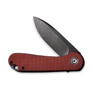 Civivi Knives Elementum Liner Lock C907A-1 D2 Stainless Steel Burgundy G10