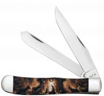 Case xx Knives Trapper Christmas Manger Scene 10643 Stainless Pocket Knife