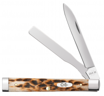Case xx Knives Baby Doc Jigged Amber Bone 10797 Stainless Pocket Knife