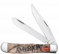 Case xx Knives Trapper Making a Case for America 10846 Stainless Pocket Knife