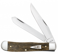 Case xx Knives Trapper Smooth Olive Green Bone 10865 Pocket Knife