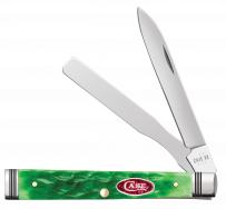 Case xx Knives Magician's Baby Doc Jigged Red Green Bone Stainless Pocket Knife