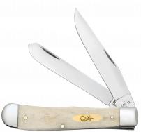 Case xx Knives Trapper Smooth Natural Bone 11020 Stainless Pocket Knife