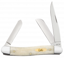 Case xx Knives Medium Stockman Smooth Natural Bone 11021 Stainless Pocket Knife