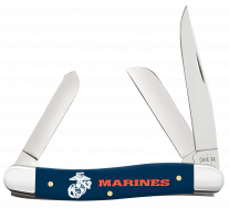 Case xx Knives Stockman U.S. Marines Blue Synthetic 13209 Stainless Pocket Knife