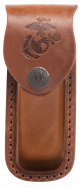 CASE XX Knives U.S. Marines Edition Brown Leather 13210 Belt Sheath