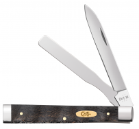 Case xx Knives Baby Doc Black Curly Oak Wood 14007 Stainless Pocket Knife