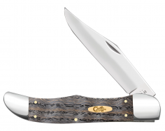 Case xx Knives Folding Hunter Black Curly Oak Wood 14008 Stainless Pocket Knife