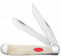Case xx Knives Trapper Smooth Natural Bone 14020 Stainless Pocket Knife