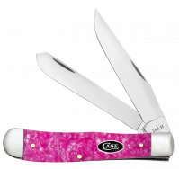 Case xx Knives Trapper Pink Crackle Kirinite 16160 Stainless Pocket Knife