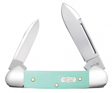 Case xx Knives Butterbean Ichthus Seafoam Green G10 18107 Stainless Pocket Knife