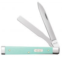 Case xx Knives Baby Doc Ichthus Seafoam Green G-10 18108 Stainless Pocket Knife