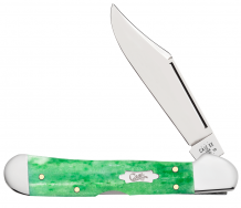 Case xx Knives Mini Copperlock Emerald Green Bone 19943 Stainless Pocket Knife