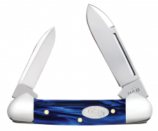 Case xx Knives Butterbean Blue Pearl Kirinite 23449 Stainless Pocket Knife