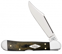 Case xx Knives Green Black Micarta Mini Copperlock Stainless 23475 Pocket Knife