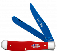Case xx Knives Trapper America 250 Ann. Red 25002 Stainless 1/1776 Pocket Knife