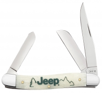 Case XX Knives Jeep Medium Stockman 27014 Natural Bone Stainless Pocket Knife