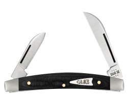 Case xx Knives Small Congress Black Micarta 27821 Stainless Pocket Knife