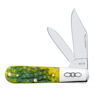 Case xx Knives Barlow Jigged Green Apple Bone 27865 Stainless Pocket Knife