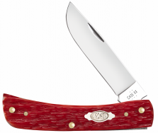 Case xx Knives Sod Buster Jr Peachseed Dark Red Bone 31945 Carbon Steel Knife