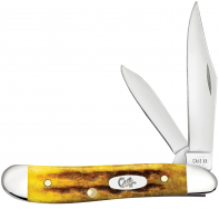 Case xx Knives Peanut Heritage Honeycomb Bone 32276 Stainless Pocket Knife