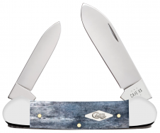 Case XX Knives Canoe 34202 Gray Bone Stainless Steel Pocket Knife