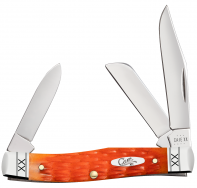 Case xx Knives Medium Stockman Jigged Cayenne Bone 35819 Stainless Pocket Knife