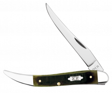 Case xx Knives Medium Toothpick Sawcut Olive Green 39235 Stainless Pocket Knife
