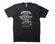 CASE XX Knives Black Cotton W.R. Case & Sons Cutlery Co. 41227 Medium T-Shirt
