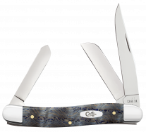Case xx Knives Stockman Blue Curly Oak Wood 47492 Stainless Pocket Knife