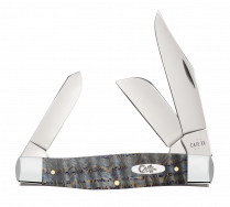 Case xx Knives Large Stockman Blue Curly Oak Wood 47493 Stainless Pocket Knife