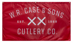 CASE XX Knives Red Cloth 50212 Garage Flag