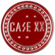 CASE XX Knives 2026 Red & Antique Silver 50295 Challenge Coin
