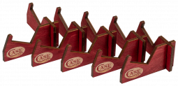CASE XX Knives 50324 Red Laminated Wood Knife Stand 5-Pack