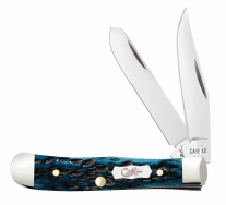 Case xx Knives Tiny Trapper Jig Mediterranean Blue Bone 51862 Stainless Knife