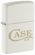 CASE XX Matte White & Bronze Zippo Windproof Lighter