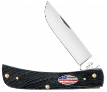 Case xx Knives Sodbuster Jr Stars & Stripes Gray Bone 53062 Stainless Knife