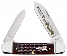 Case xx Knives Canoe Pocket Worn 30th Mahogany Bone 55235 Stainless Knife