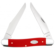 Case XX Knives Muskrat 56986 White SparXX Red Delrin Stainless Pocket Knife