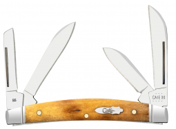 Case xx Knives Small Congress Smooth Antique Bone 58209 Stainless Pocket Knife