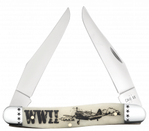 Case xx Knives Muskrat WWII Natural Bone 58490 Stainless Pocket Knife