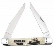 Case xx Knives Muskrat Korean War Natural Bone 58491 Stainless Pocket Knife