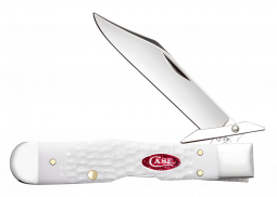 Case xx Knives Cheetah Cub SparXX White Synthetic 60177 Stainless Pocket Knife