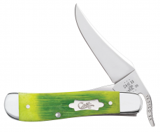 Case XX Knives Russlock 61043 Lime Green Bone Stainless Steel Pocket Knife