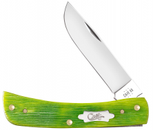 Case XX Knives Sodbuster Jr 61044 Lime Green Bone Stainless Steel Pocket Knife