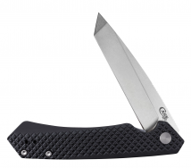 Case xx Knives Kinzua Frame Lock 64684 Black Aluminum S35VN Tanto Pocket Knife